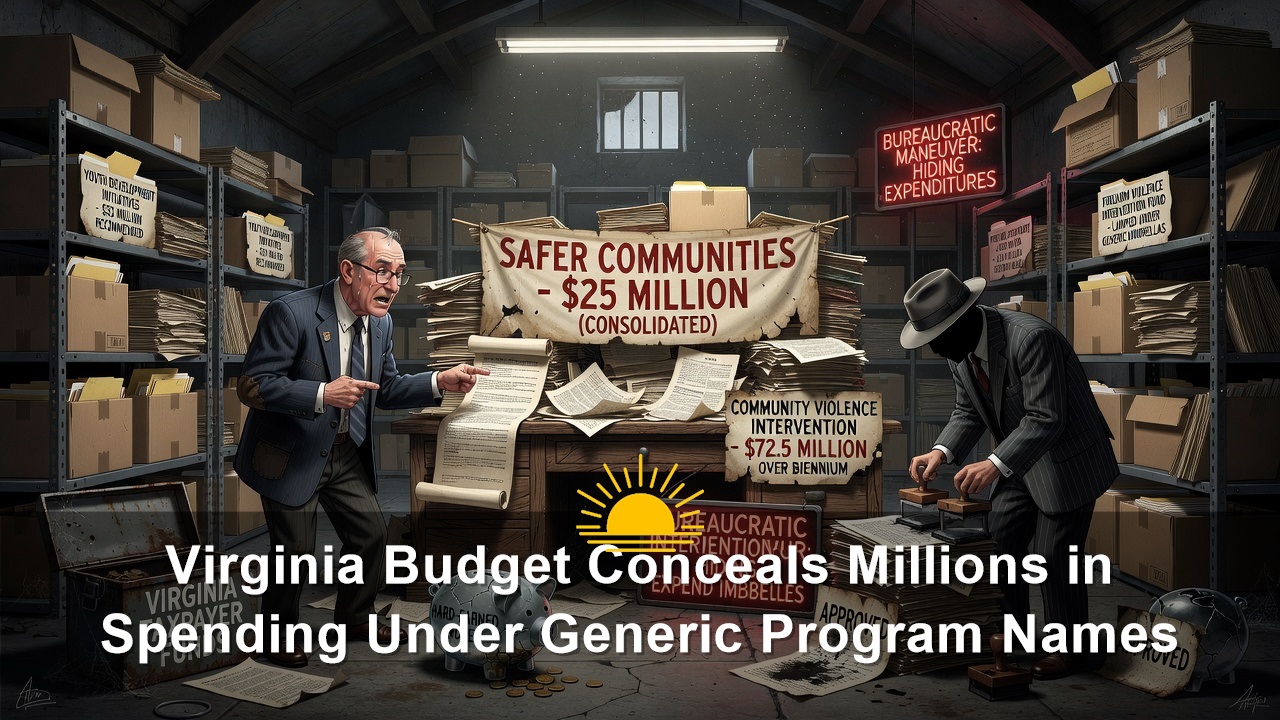 Virginia Budget Conceals Millions in Spending Under Generic Program Names
