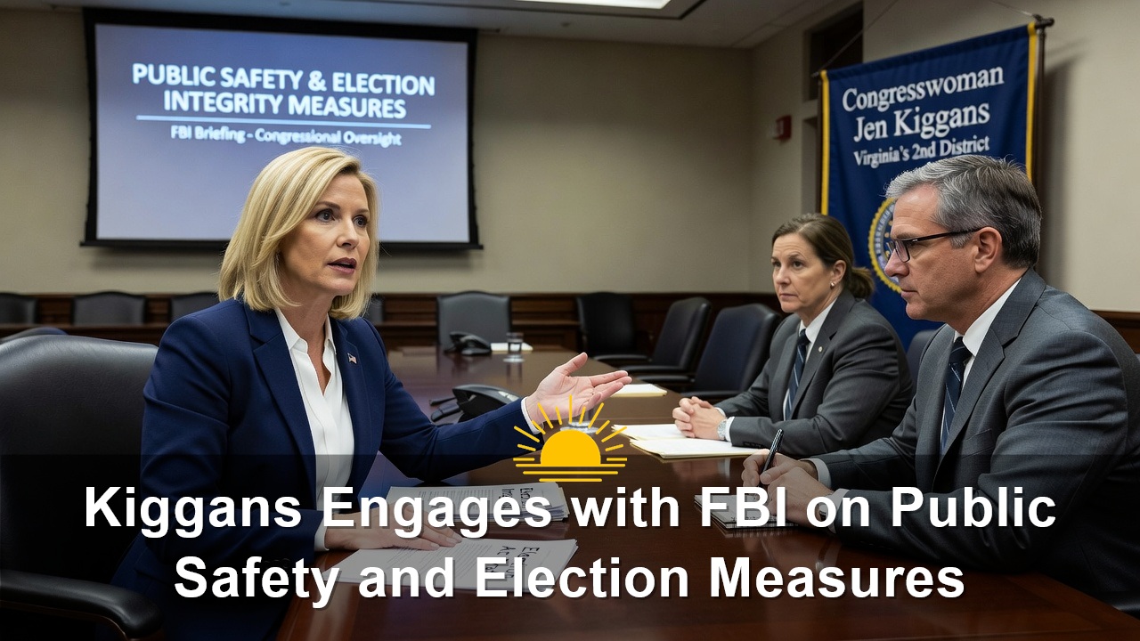 Jen Kiggans Engages with Federal Bureau of Investigation on Public Safety and Election Measures