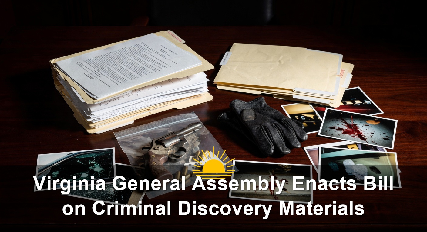 Virginia General Assembly Enacts Bill on Criminal Discovery Materials