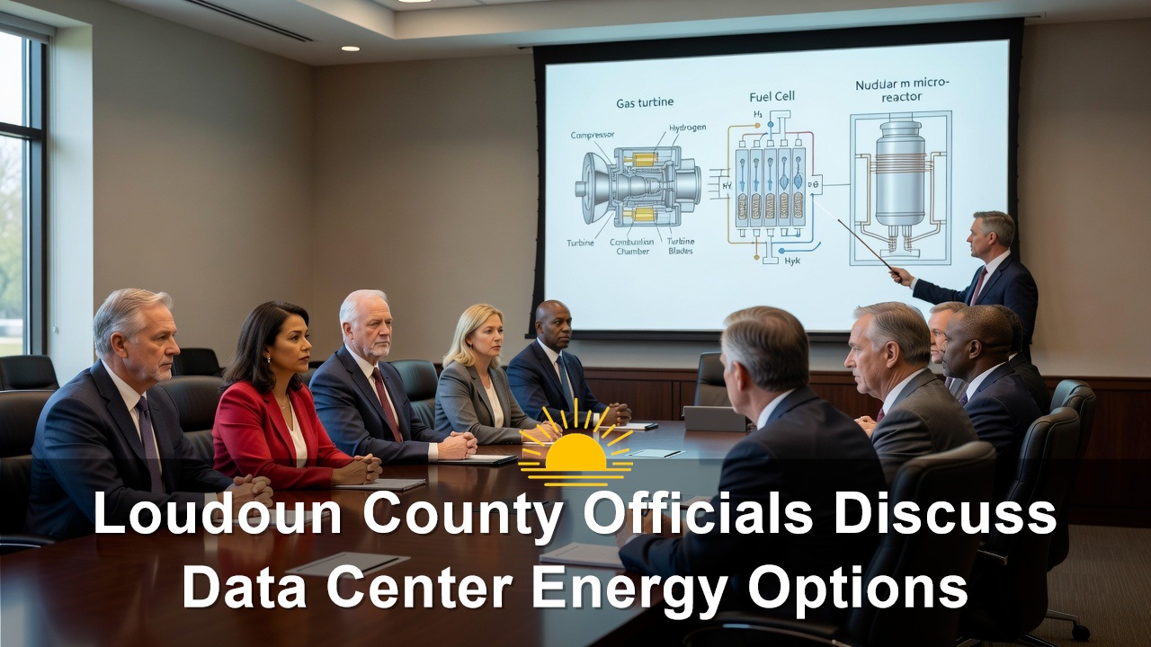 Loudoun County Officials Discuss Data Center Energy Options