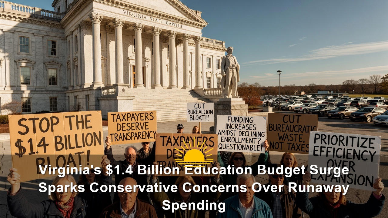 Virginia’s $1.4 Billion Education Budget Surge Sparks Conservative Concerns Over Runaway Spending