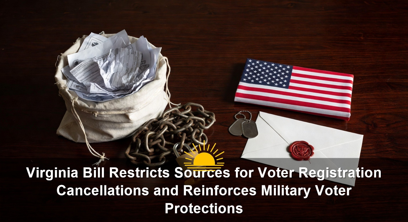 Virginia Bill Restricts Sources for Voter Registration Cancellations and Reinforces Military Voter Protections