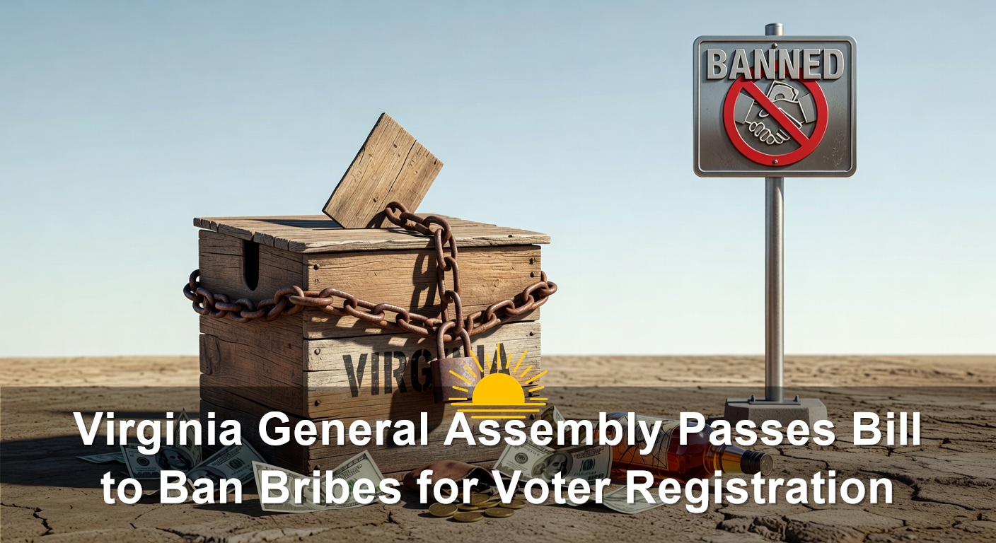 Virginia General Assembly Passes Bill to Ban Bribes for Voter Registration