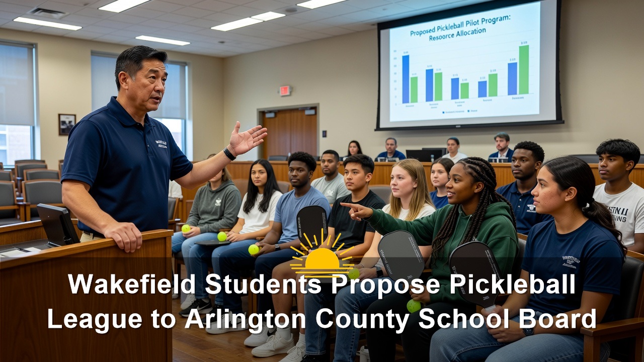 Wakefield Students Propose Pickleball League to Arlington County School Board