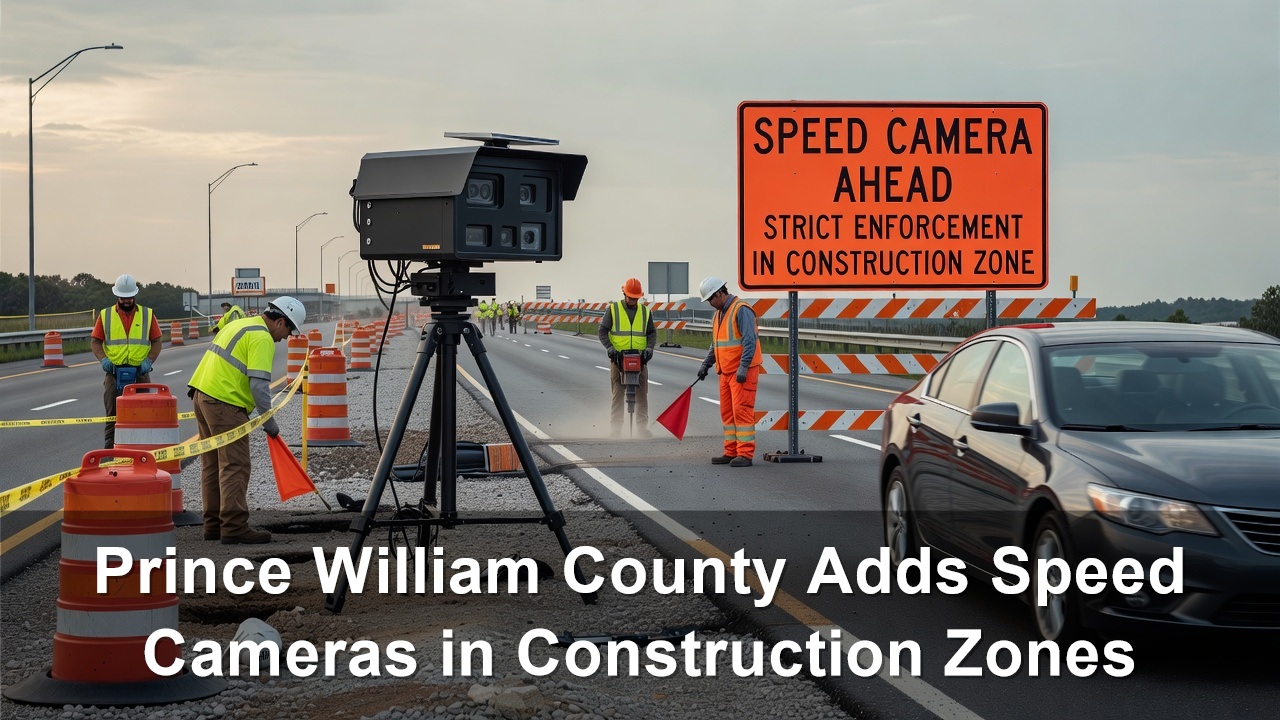 Prince William County Adds Speed Cameras in Construction Zones