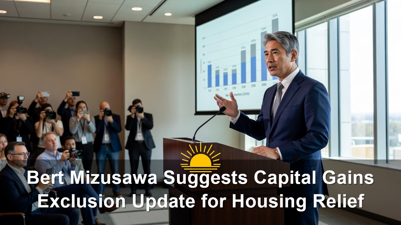 Bert Mizusawa Suggests Capital Gains Exclusion Update for Housing Relief