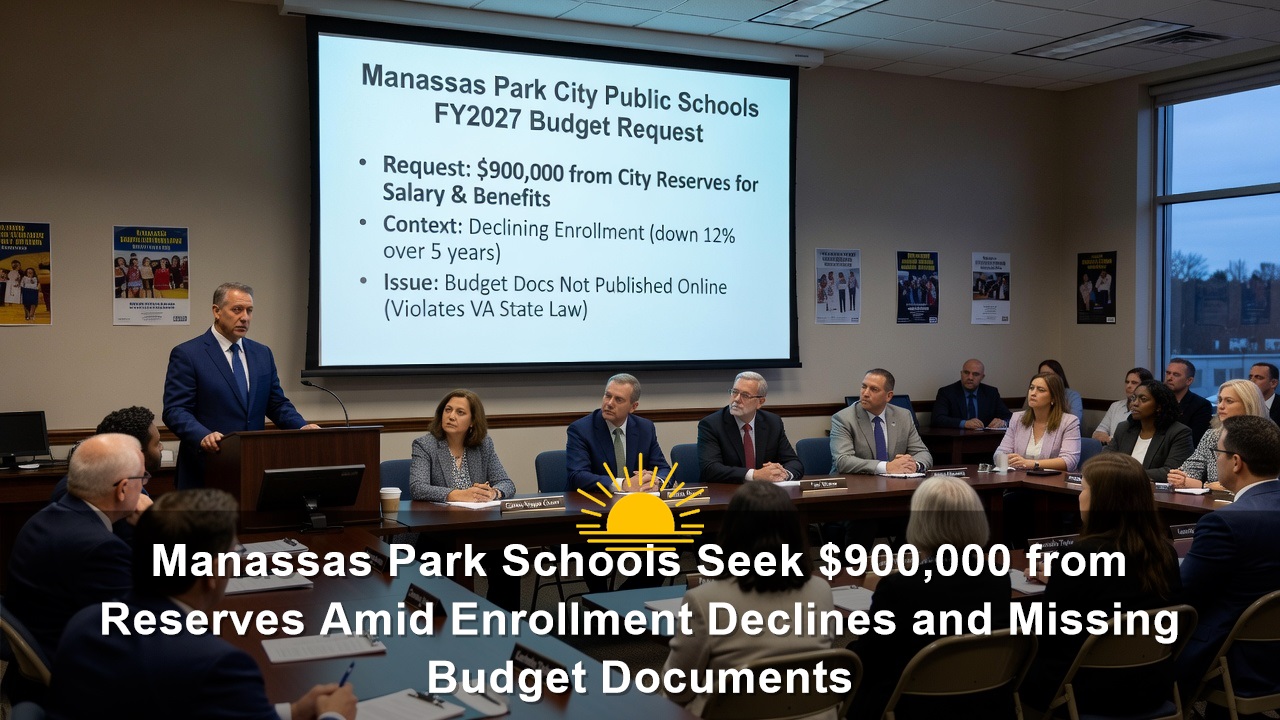 Manassas Park Schools Seek $900,000 from Reserves Amid Enrollment Declines