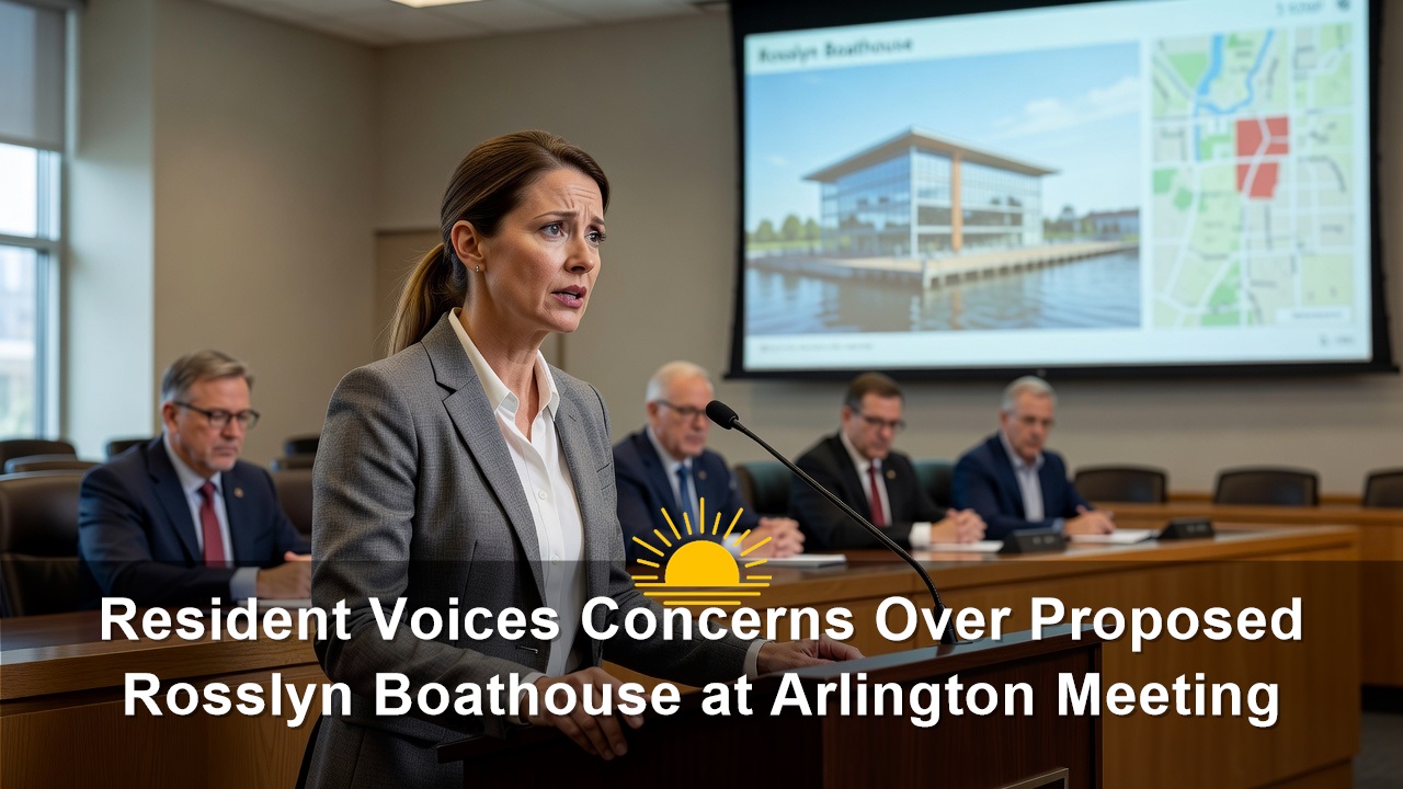 Resident Voices Concerns Over Proposed Rosslyn Boathouse at Arlington Meeting