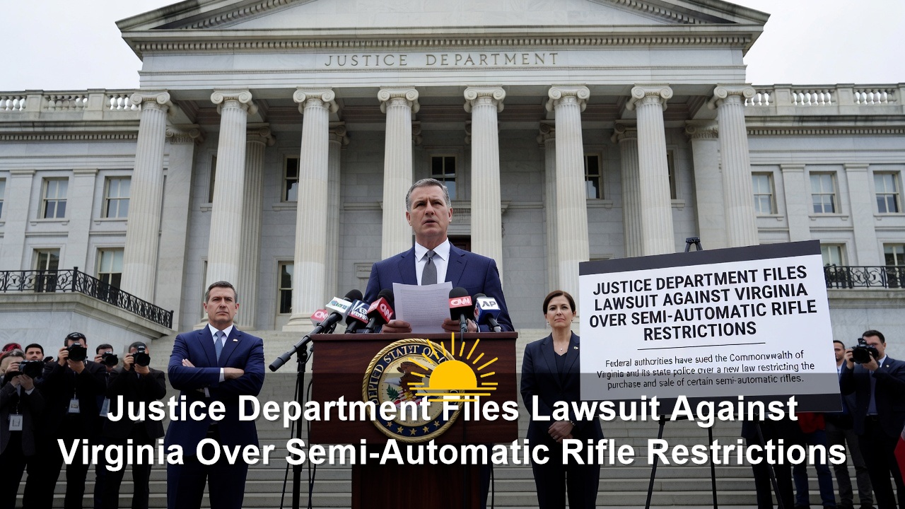 Justice Department Files Lawsuit Against Virginia Over Semi-Automatic Rifle Restrictions