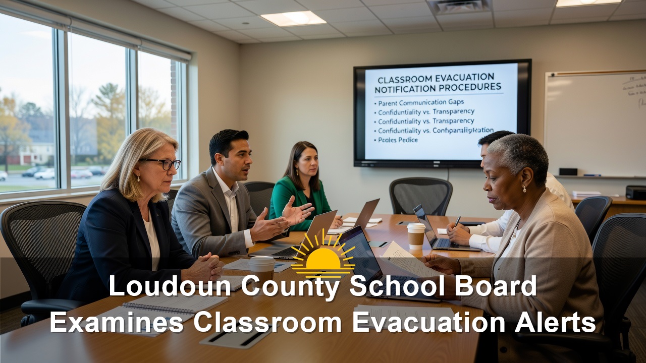 Loudoun County School Board Examines Classroom Evacuation Alerts