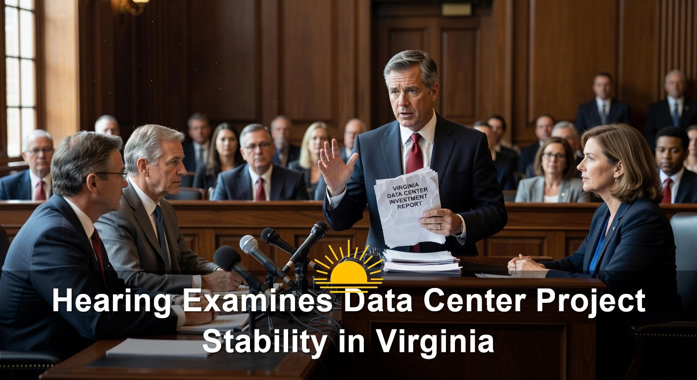 Hearing Examines Data Center Project Stability in Virginia