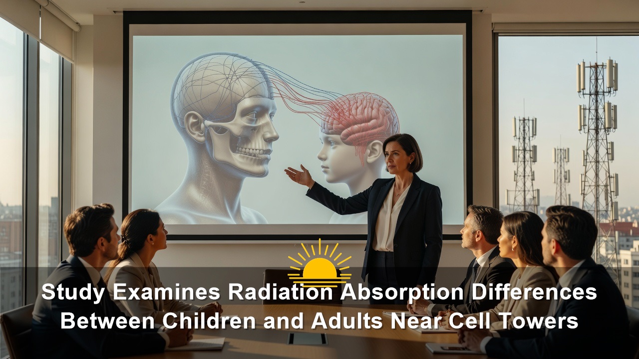 Study Examines Radiation Absorption Differences Between Children and Adults Near Cell Towers