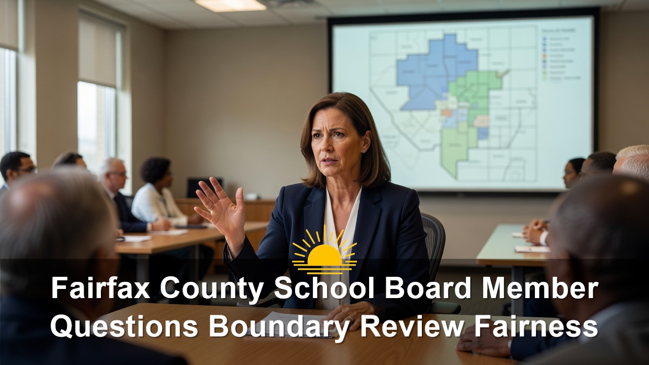 Fairfax County School Board Member Melanie Meren Questions Boundary Review Fairness