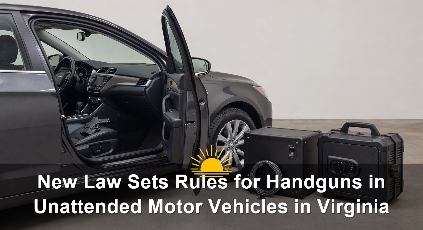 New Law Sets Rules for Handguns in Unattended Motor Vehicles in Virginia