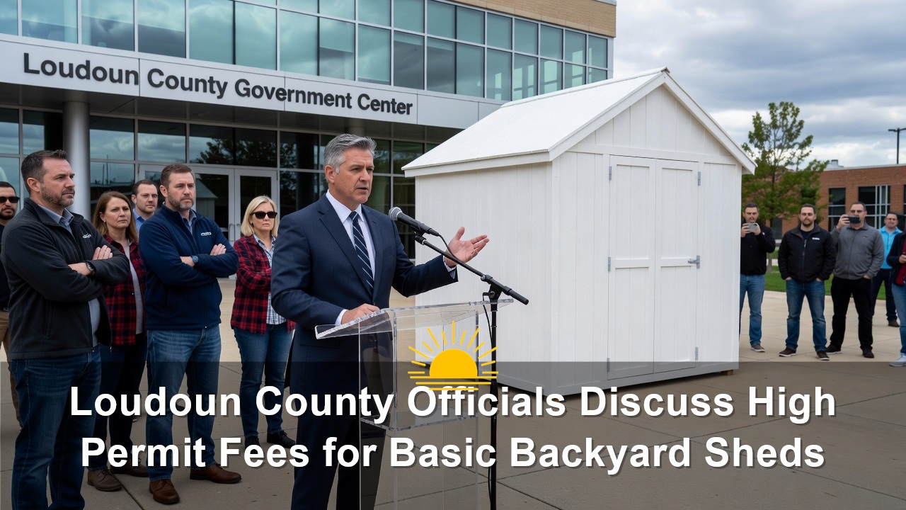 Loudoun County Officials Discuss High Permit Fees for Basic Backyard Sheds