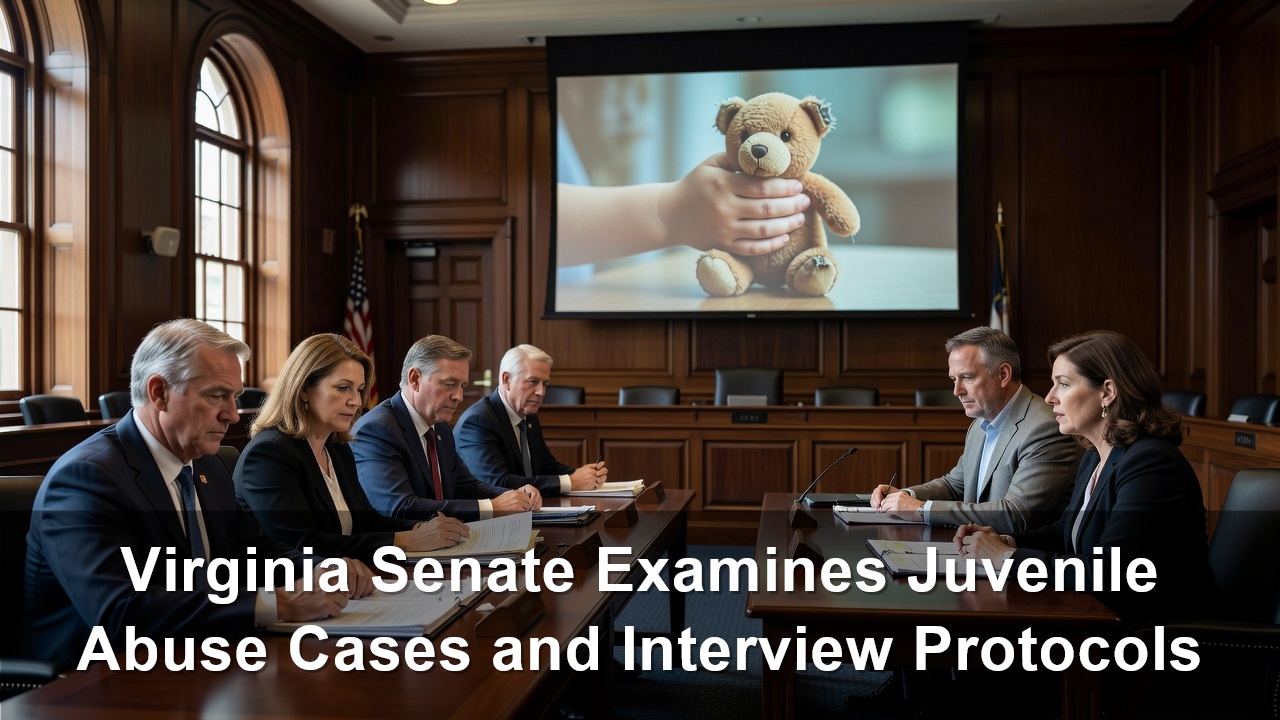 Virginia Senate Examines Juvenile Abuse Cases and Interview Protocols