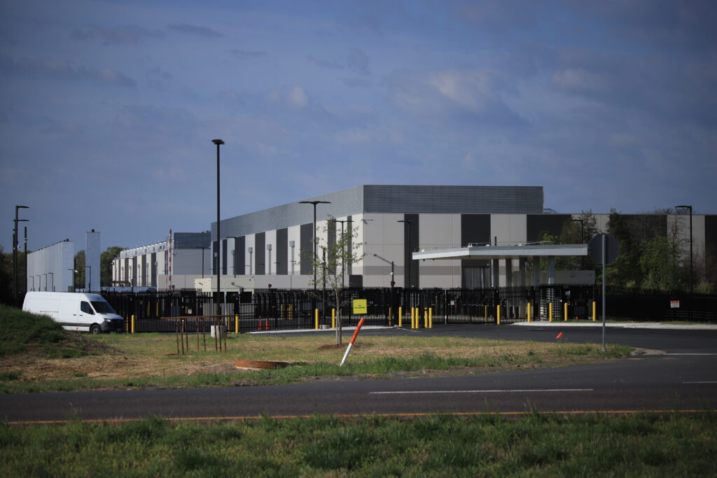 Marvell data center in Culpeper County, Virginia. Virginia has the highest concentration of data centers in the world. (Photo by Evan Visconti/Virginia Mercury)