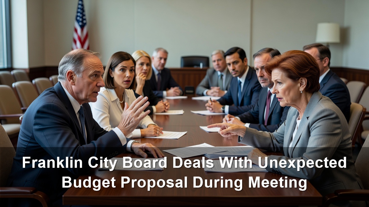 Franklin City Board Deals With Unexpected Budget Proposal During Meeting