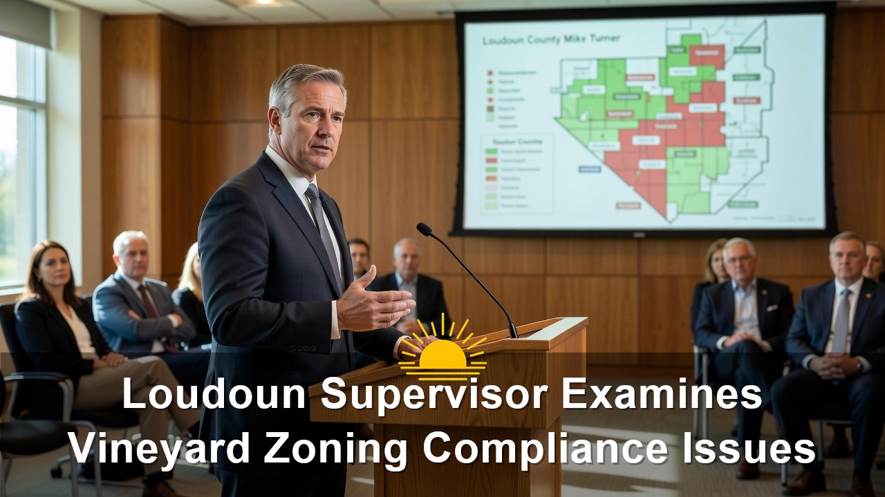 Loudoun Supervisor Mike Turner Examines Vineyard Zoning Compliance Issues