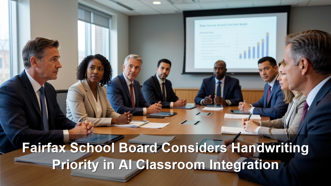 Fairfax School Board Considers Handwriting Priority in AI Classroom Integration
