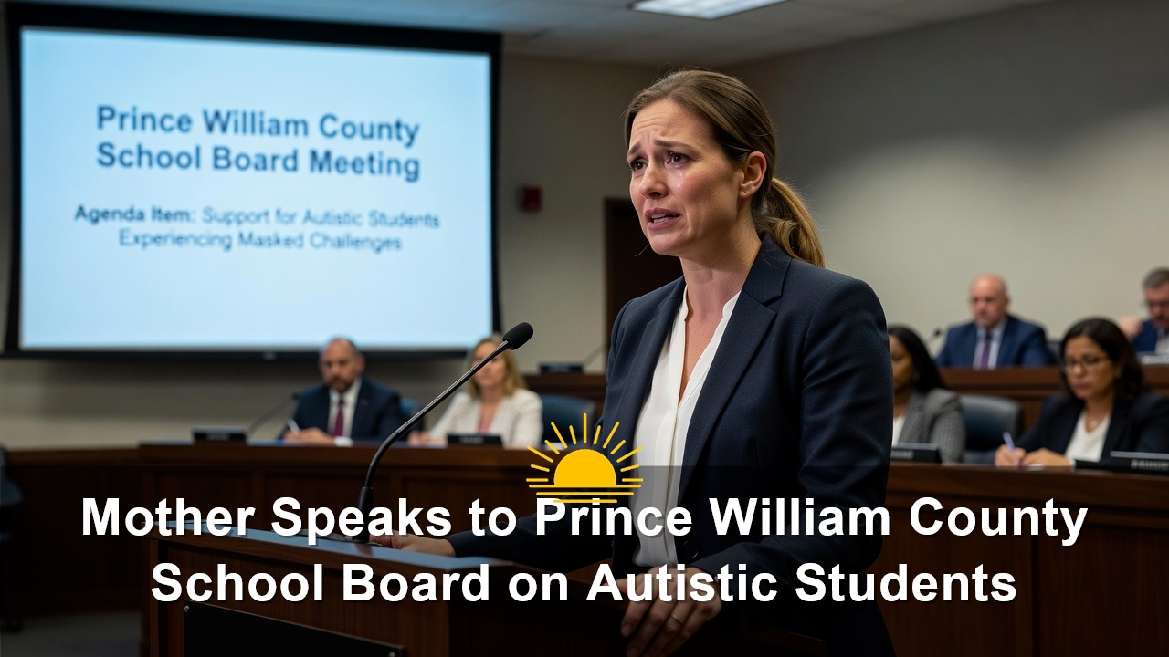 Mother Speaks to Prince William County School Board on Autistic Students