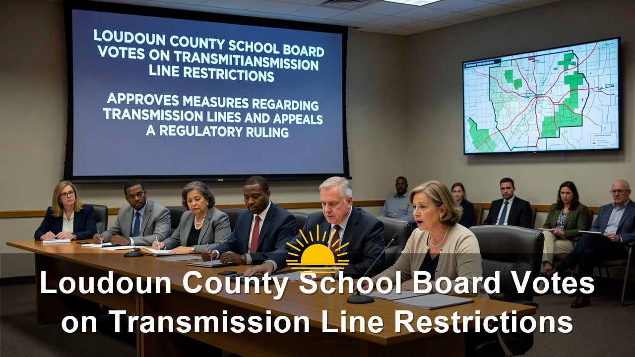 Loudoun County School Board Votes on Transmission Line Restrictions