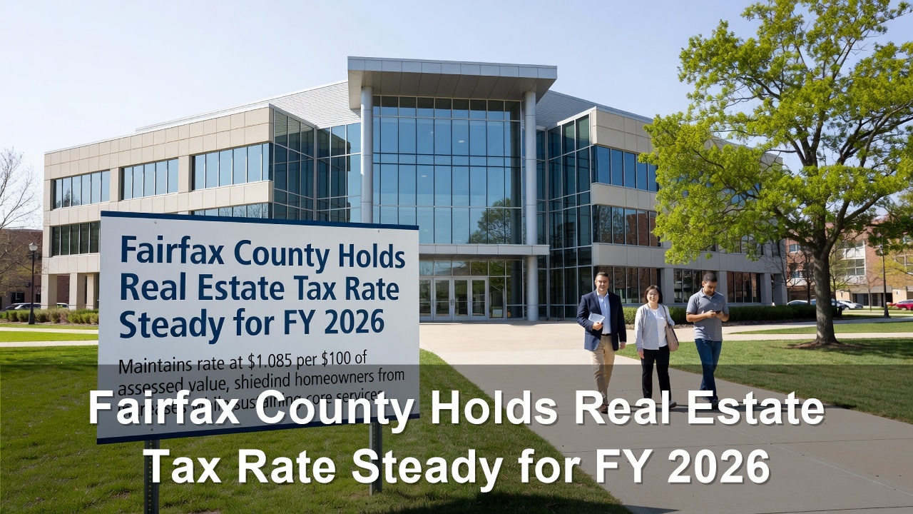 Fairfax County Holds Real Estate Tax Rate Steady for FY 2026