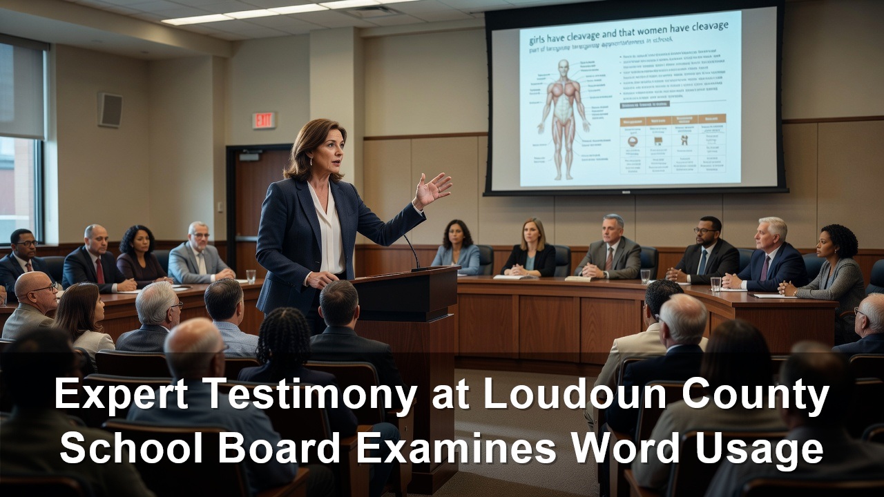 Expert Testimony at Loudoun County School Board Examines Word Usage