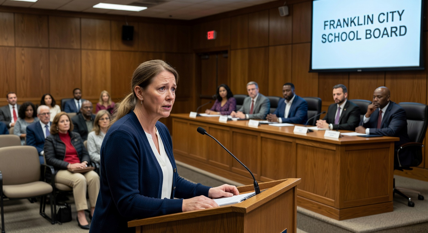 Mother Claims Retaliation in Franklin City School Board Plea Over Special Needs Child’s Removal