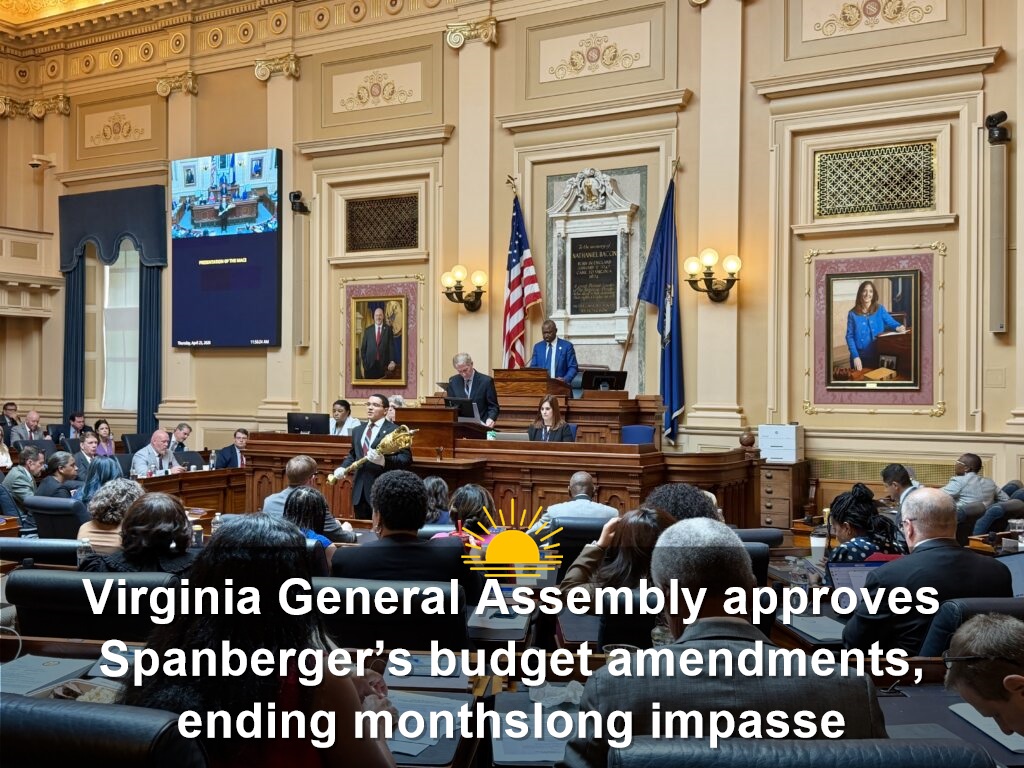 The Virginia House chamber during a special session at the Capitol in Richmond last month. Lawmakers adjourned without reaching agreement on the state's biennial budget, leaving negotiations unresolved ahead of a planned June return to Richmond. (Photo by Markus Schmidt/Virginia Mercury)