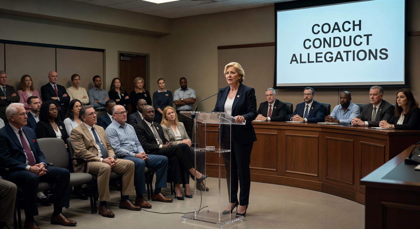 Testimony Presented to Prince William County School Board on Coach Conduct Allegations