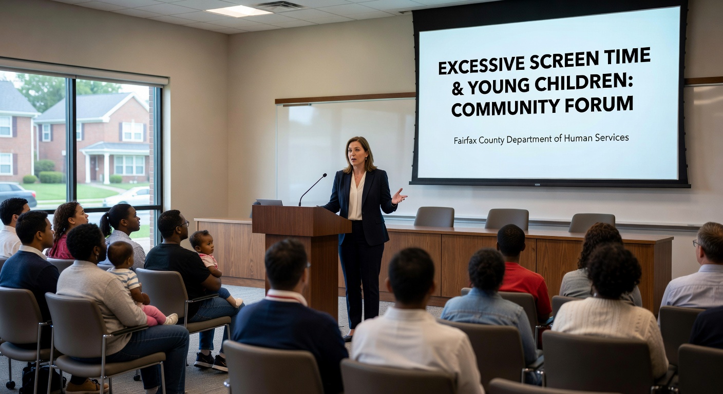 Fairfax County Counselor Addresses Concerns Over Excessive Screen Time for Young Children