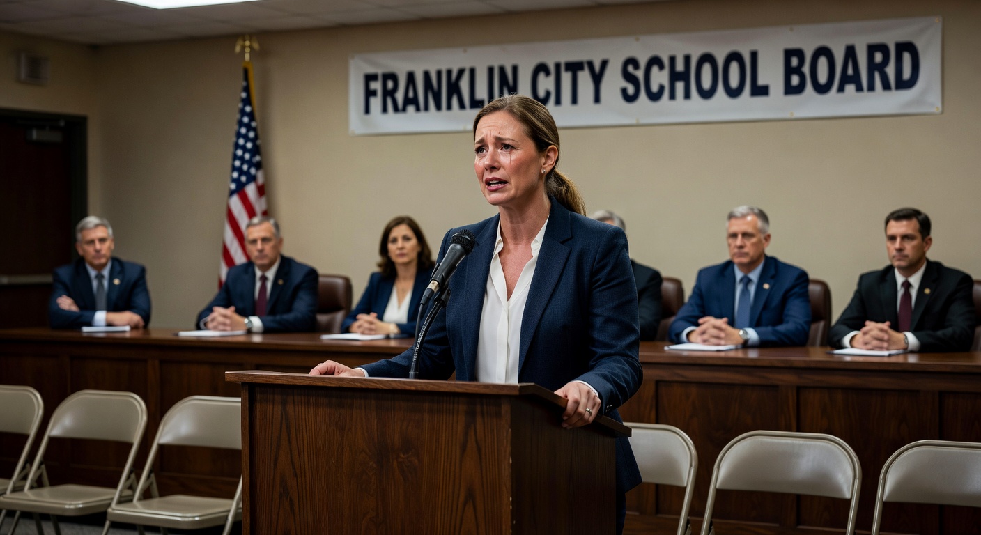 Local Mother Raises Retaliation Claims Against Franklin City School Board Over Child’s Removal