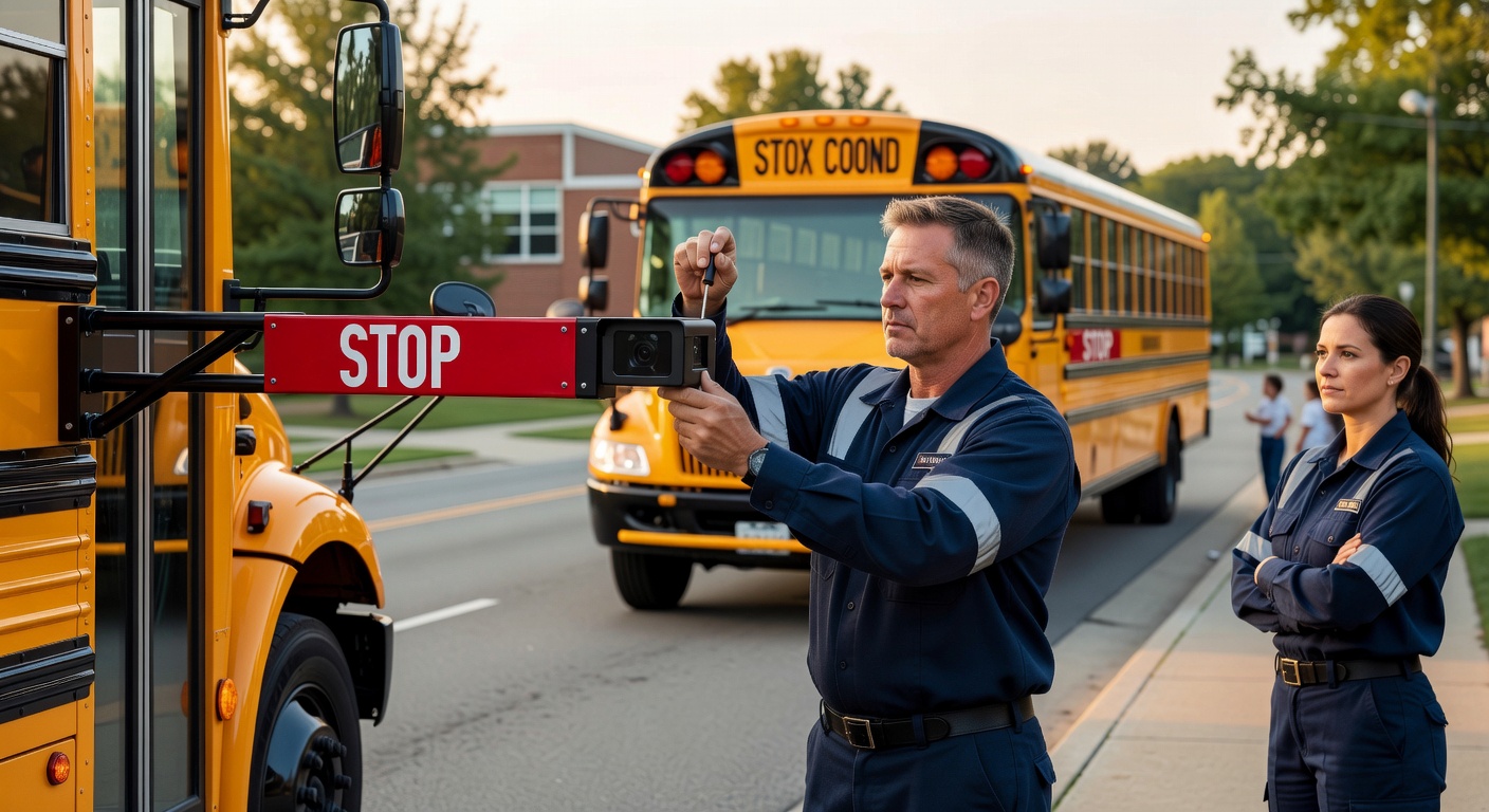 Fairfax County Schools Install Stop-Arm Cameras for Bus Safety