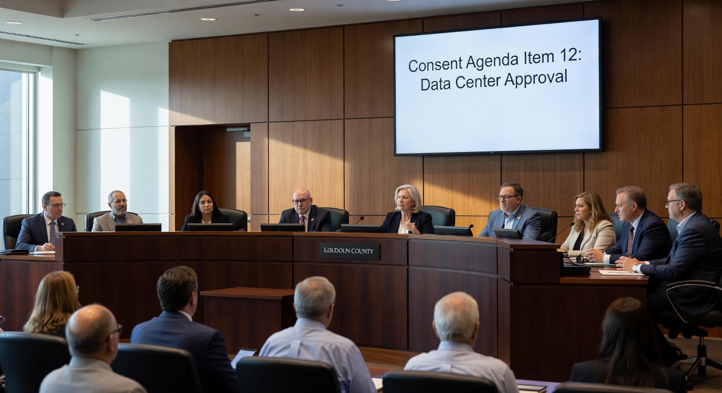Loudoun County Board Advances Data Center Approval on Consent Agenda