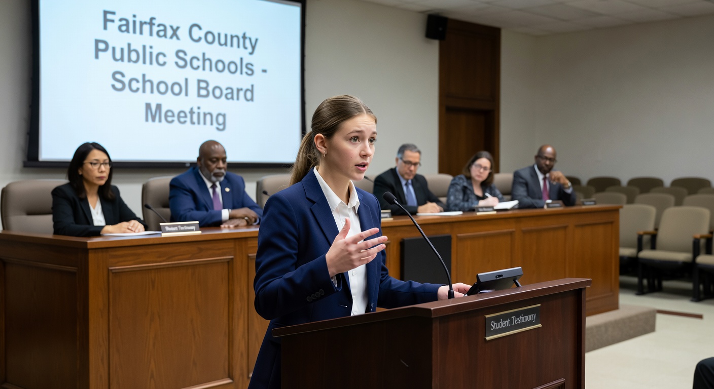 10th-Grade Student Testifies at Fairfax School Board on Risks of Early Smartphone Use