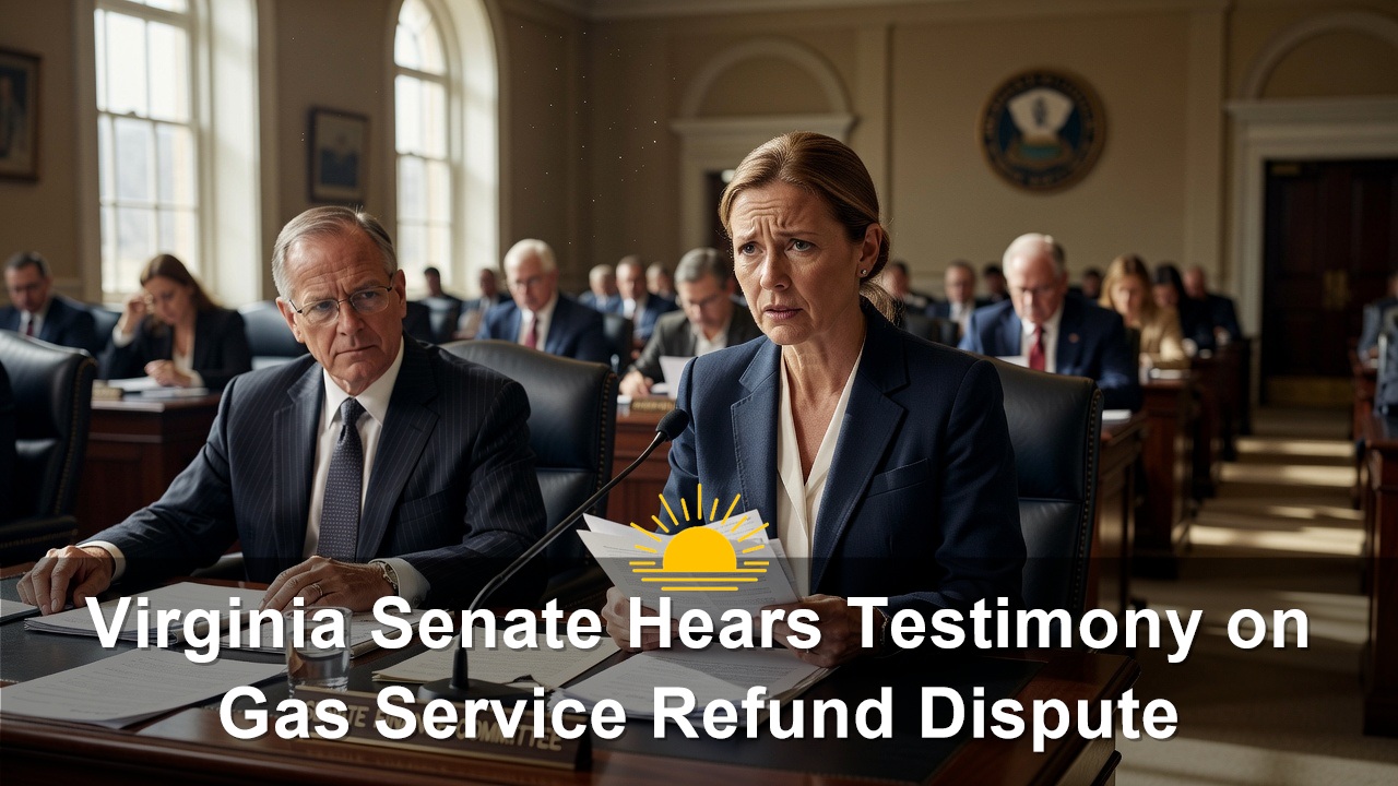 Virginia Senate Hears Testimony on Gas Service Refund Dispute