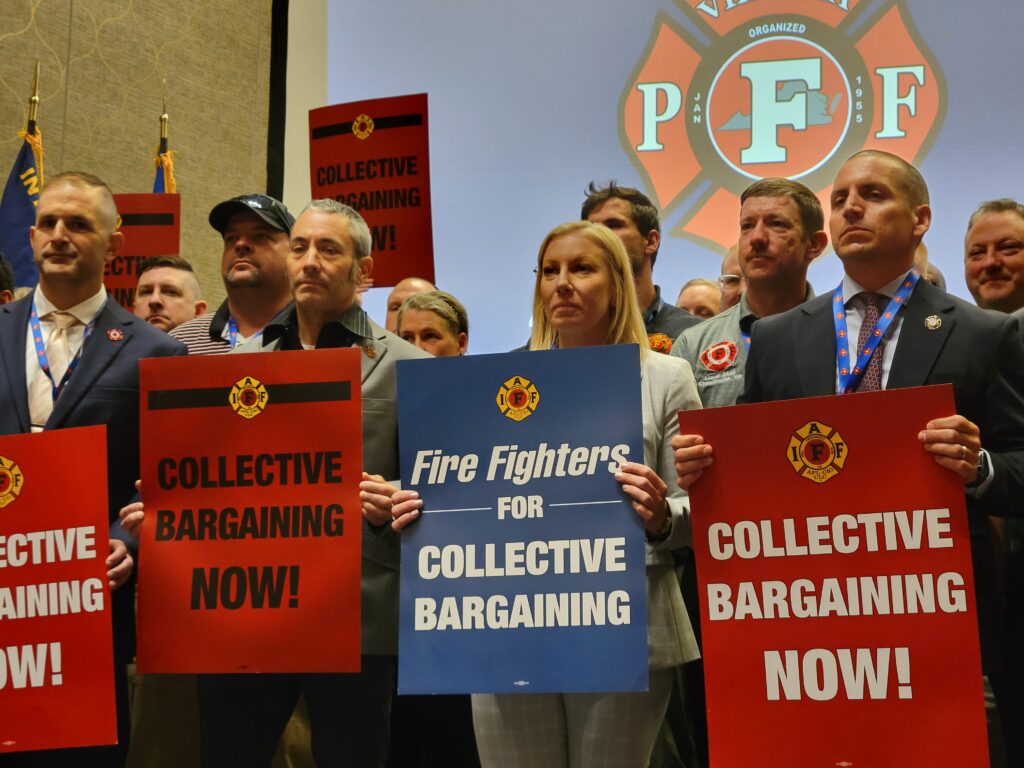 Abigail Spanberger vetoes bills allowing public employees to collectively bargain working condition, wages