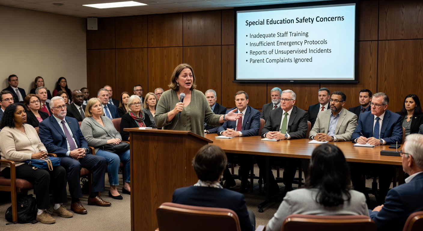Franklin City Parent Alleges Systemic Special Ed Safety Lapses at School Board Meeting