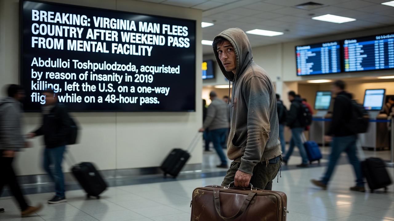 Virginia Man Flees Country After Weekend Pass from Mental Facility