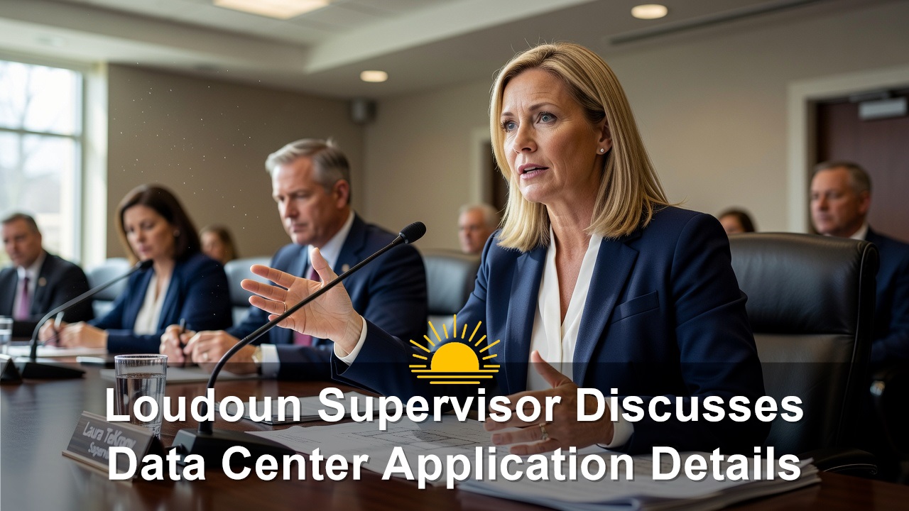 Loudoun Supervisor Laura TeKrony Discusses Data Center Application Details