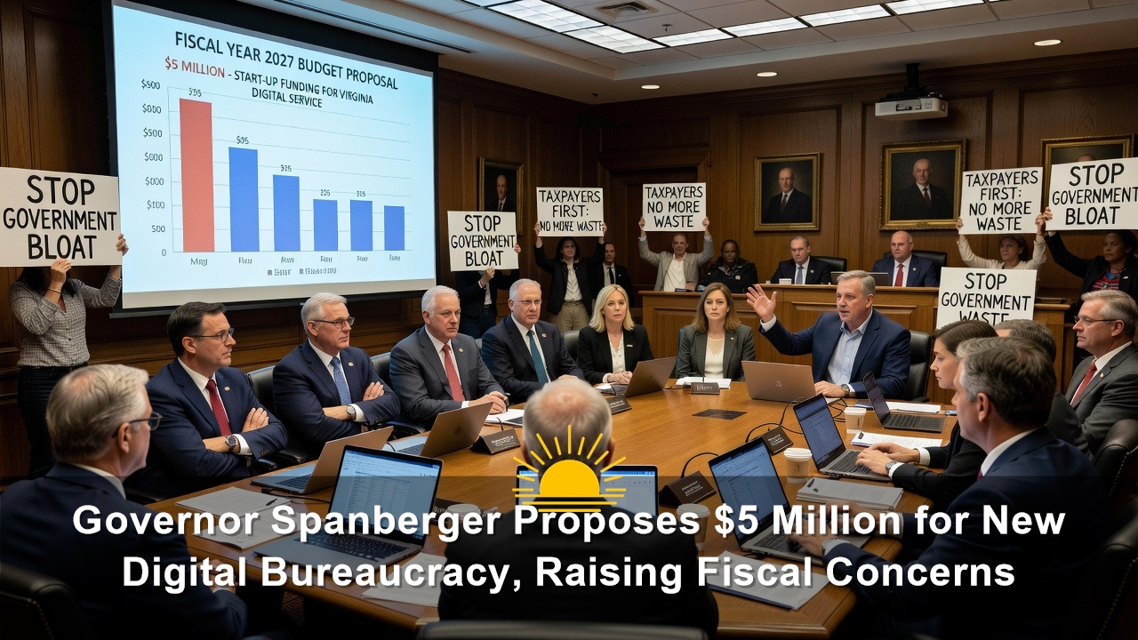 Governor Spanberger Proposes $5 Million for New Digital Bureaucracy, Raising Fiscal Concerns