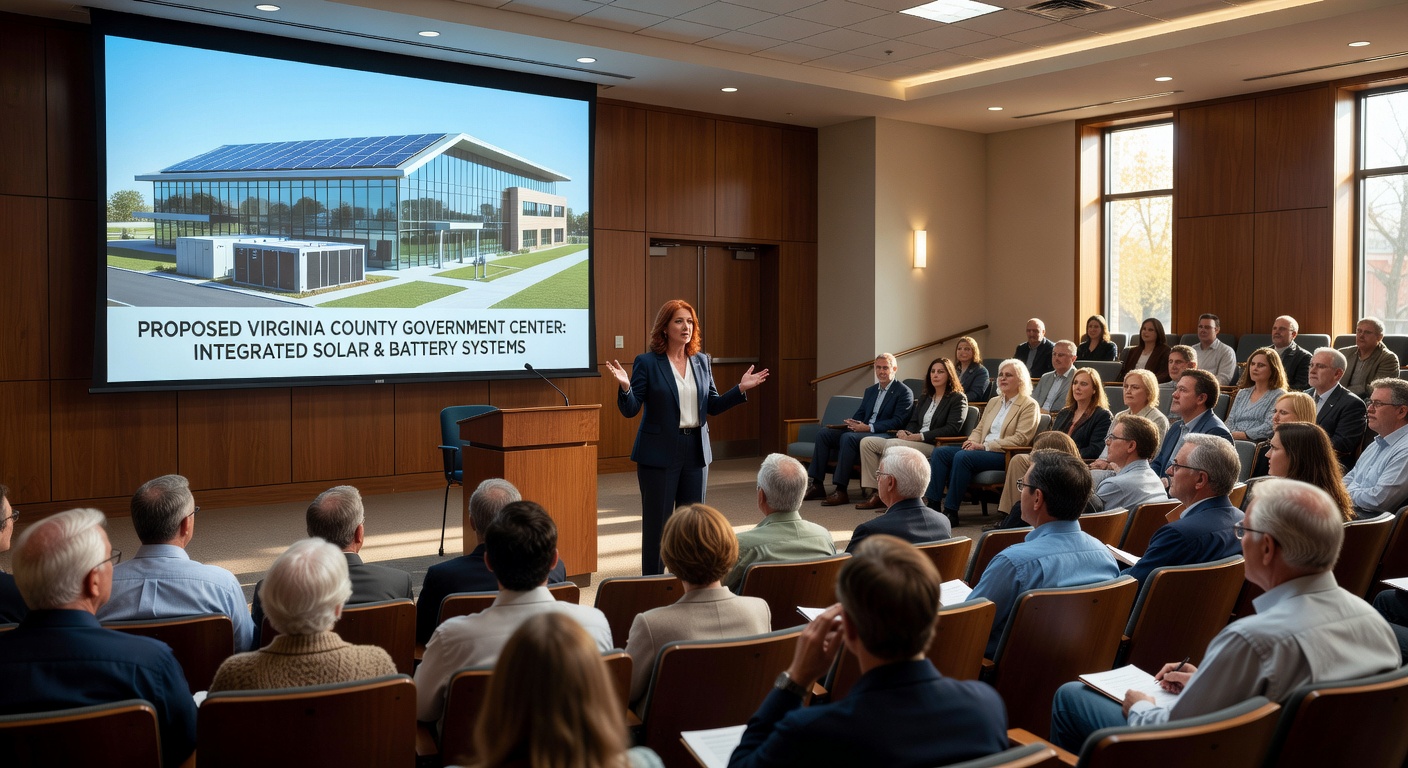 Public Comment Urges Solar and Battery Integration for Proposed Virginia County Government Center