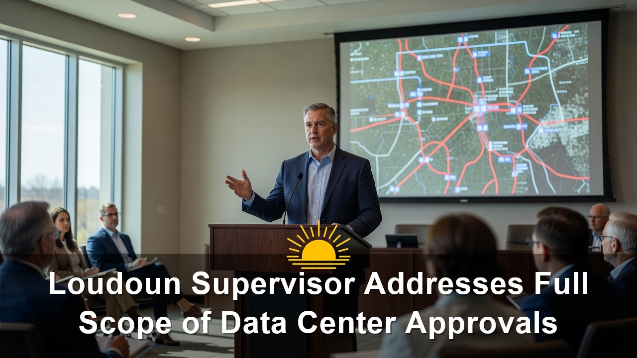 Loudoun Supervisor Mike Turner Addresses Full Scope of Data Center Approvals