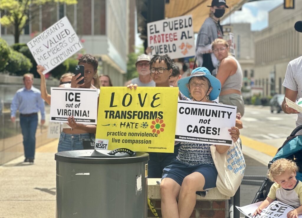 Protesters in Richmond call for ban on local cooperation with ICE after wave of detentions