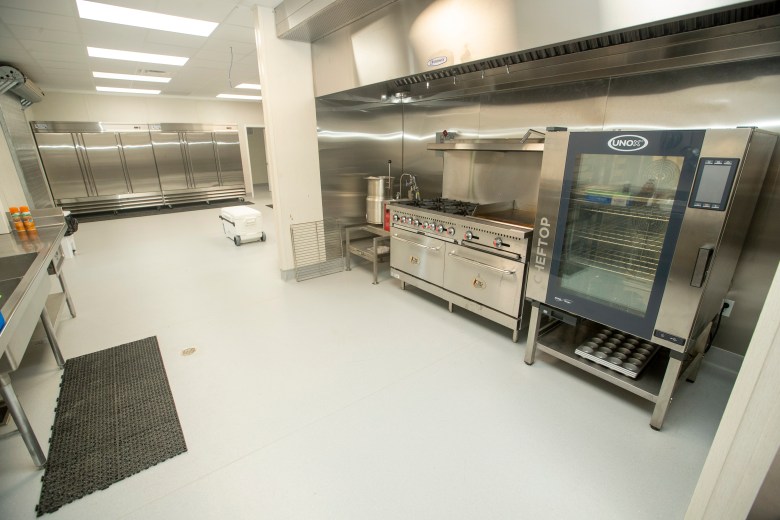 The kitchen at Wildwood Recovery Center in Dickenson County.