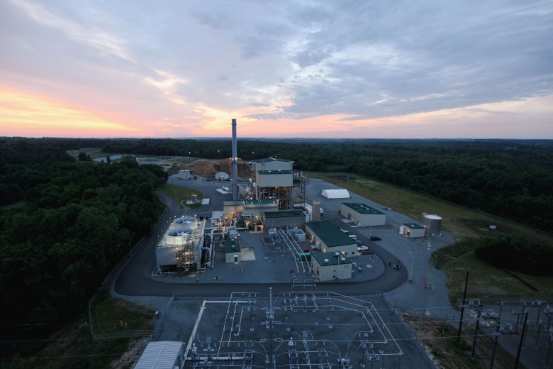 The Northern Virginia Electric Co-opeative's biomass plant in Halifax County. Courtesy of NOVEC.