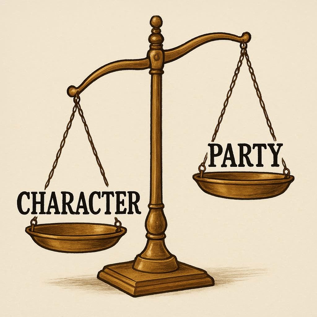 Election 2025: Character Matters Over Party