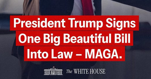 The One Big Beautiful Bill is now law