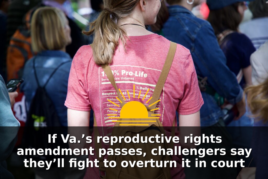 An attendee of the Virginia March For Life on April 22, 2026. (Photo by Charlotte Rene Woods/Virginia Mercury)